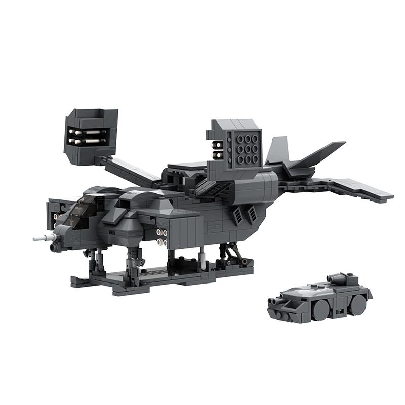 

MOC строительные блоки Aliens Cheyenne Dropship и APC Building Block Образование Развивающие игрушки Juguetes для детей на день рождения 676 pcs