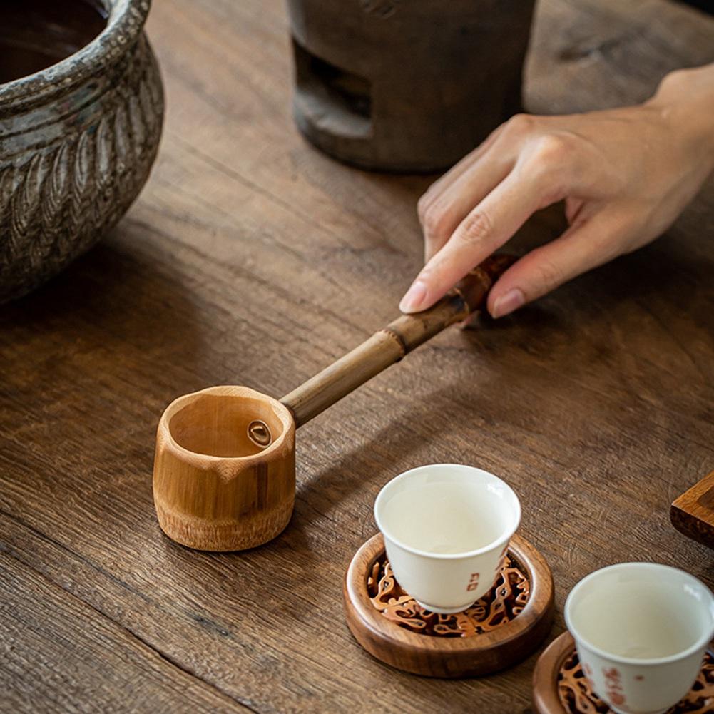 ABUL-Chinese Retro Water Scoop Wine Raisin Wine Scoop Long Handle Scoop Household Water Scoop