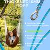 60 Cm Swing Hanging Rope, Professional Stainless Steel Hook And Loop, Home Hammock Hanging Rope Tool, Safe Load-Bearing 250Kg