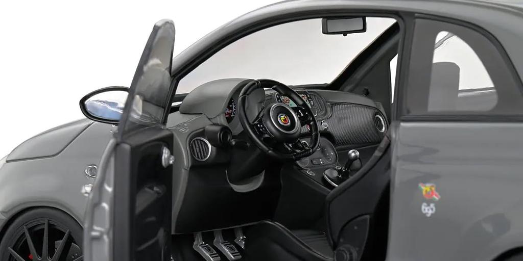 Kyosho SOLIDO Scale Fiat 695 Abarth XSR Yamaha Edition Finished Product S1811302 1/18 (Gray)