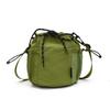 Niche fashion crossbody drawstring bucket bag new casual simple versatile commuter shoulder bag