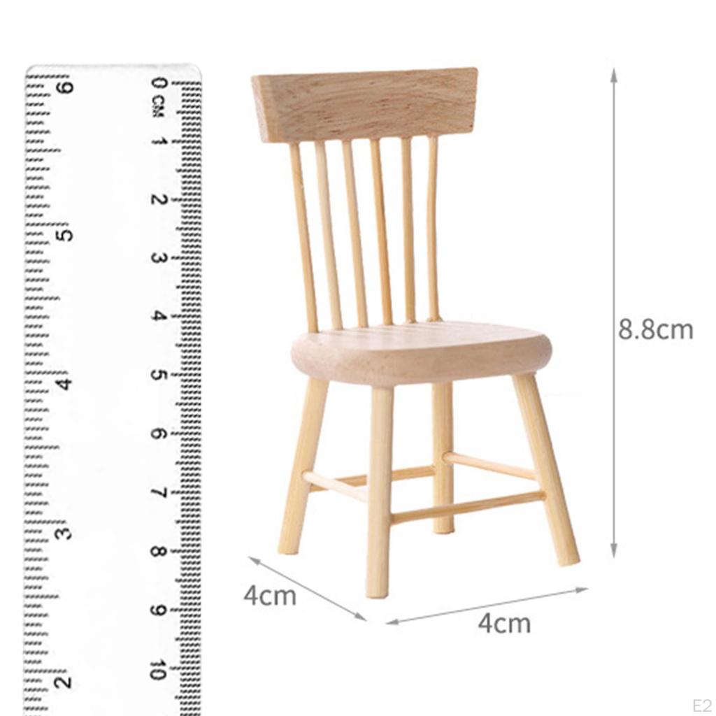 1/12 Doll House Miniature Dining Table Pretend Play Toy Birthday Gifts