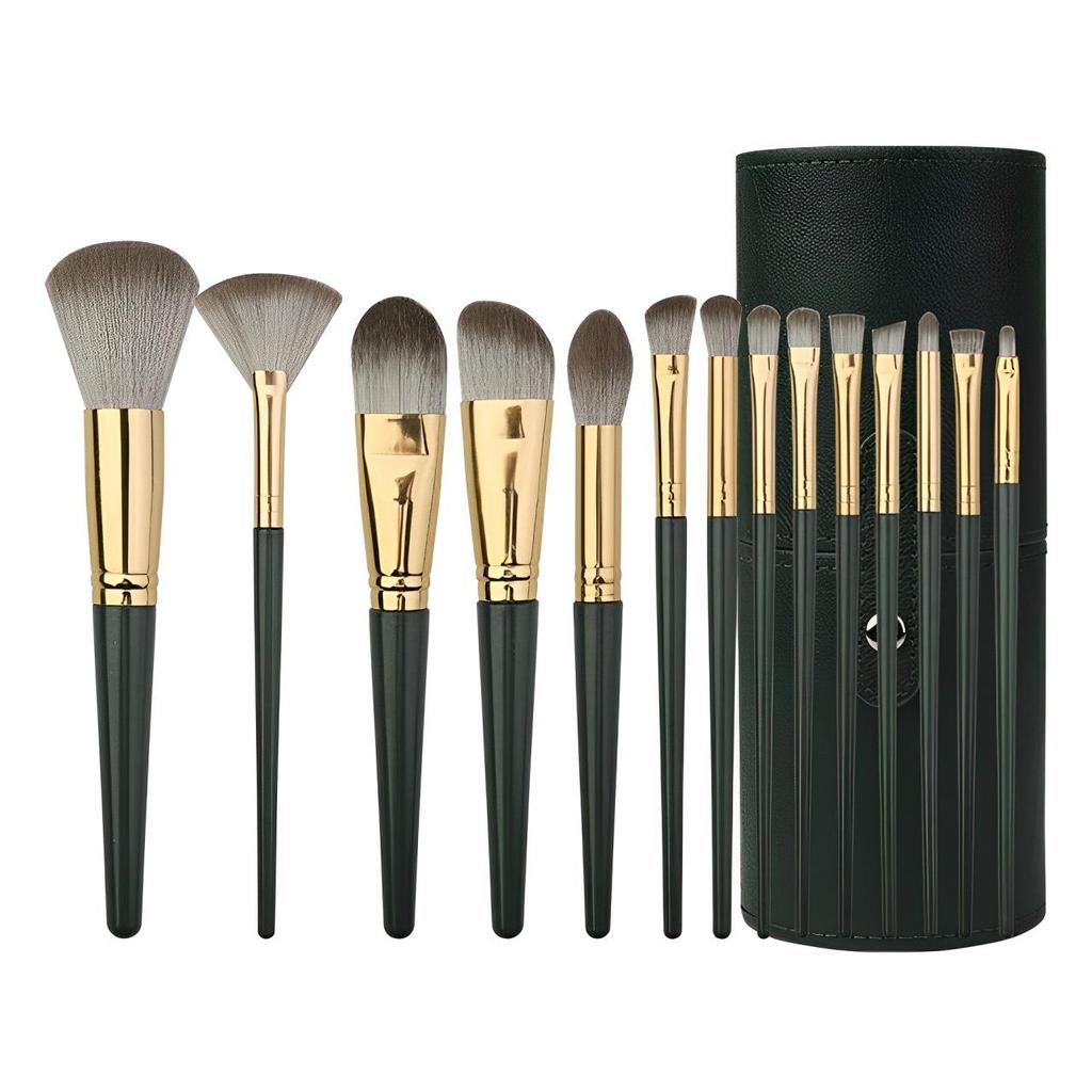 Grenzüberschreitendes 14-teiliges Make-up Pinselset: Puderpinsel, Rougepinsel, Lidschattenpinsel, Concealerpinsel mit anpassbarem Logo.