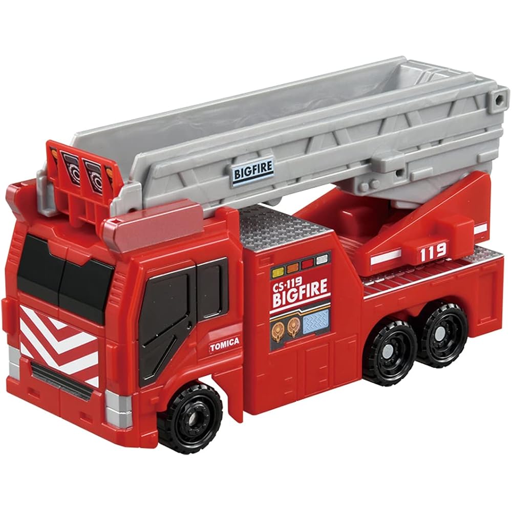 TAKARA TOMY (TAKARA TOMY) “Tomica Deformation Dispatch! “Big Fire & Command Station” Minicar Car ...