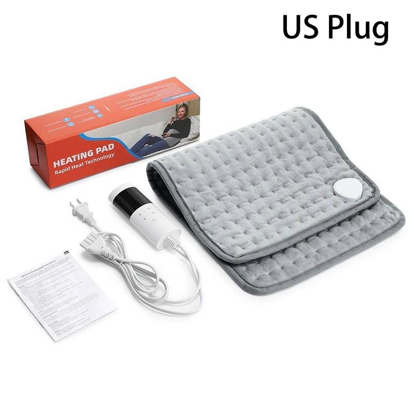 

220В 60*30см Электрическая грелка для живота, талии, спины, Теплое одеяло, Согревающее одеяло, 9 режимов температуры US Plug