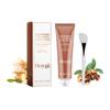 Maschera viso peeling e lacrimazione al collagene da 100 g. Maschera per il viso idratante, idratante e rassodante per la pelle con pennello per maschera facciale