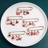 Lapel Pins Waist Fixed Buckle Waistband Pin Dress Shawl Clips Christmas Brooches Safety Pins