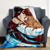 Blade Warrior Flannel Blanket Throw Blanket Soft Warm Sofa Bed Camping Home Decor Unique Christmas Gift C92646