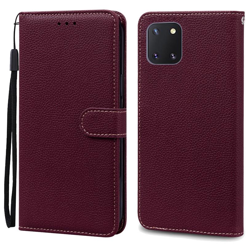 Note 10 Lite Case For Samsung Galaxy Note 10 Lite Case Wallet Leather Flip Case For Samsung Note 10 Lite Cover Coque Fundas