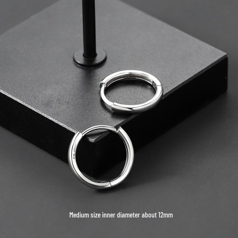 

Минималистичные серьги-кольца из серебра 925 пробы и каффы для мужчин и женщин