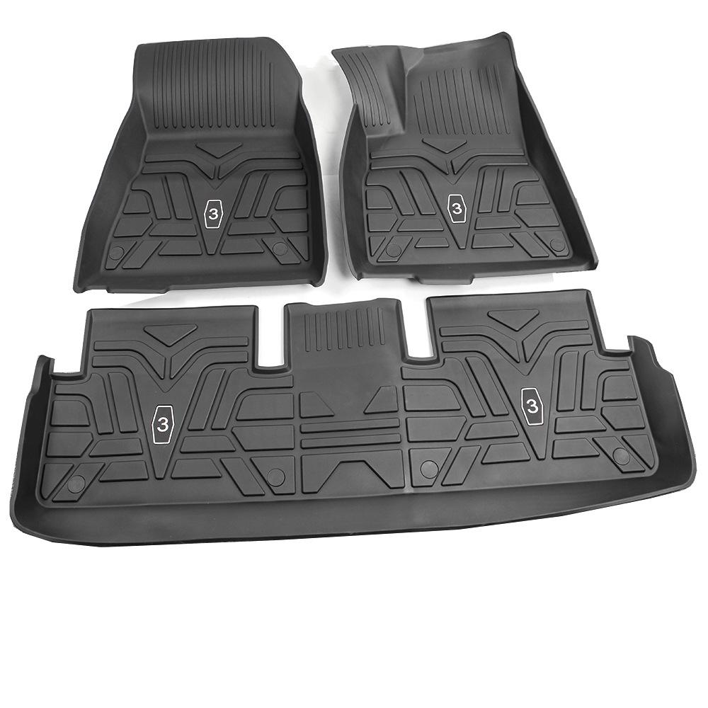 

Tesla Model 3/Y Left-Hand Drive All-Weather TPE Floor Mats