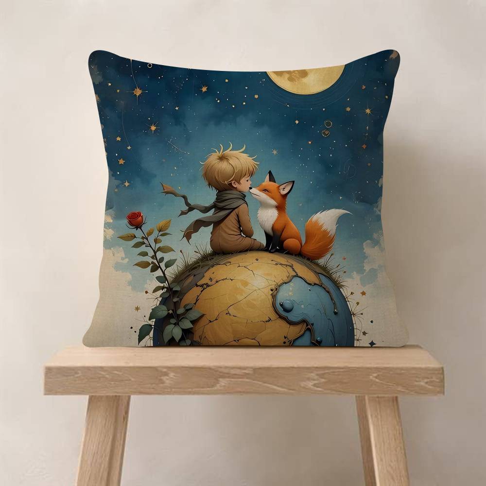 Der kleine Prinz Fuchs Anime Kissen Geschenke Heim Büro Einrichtung Schlafzimmer Sofa Auto Kissenbezug Hülle xcm