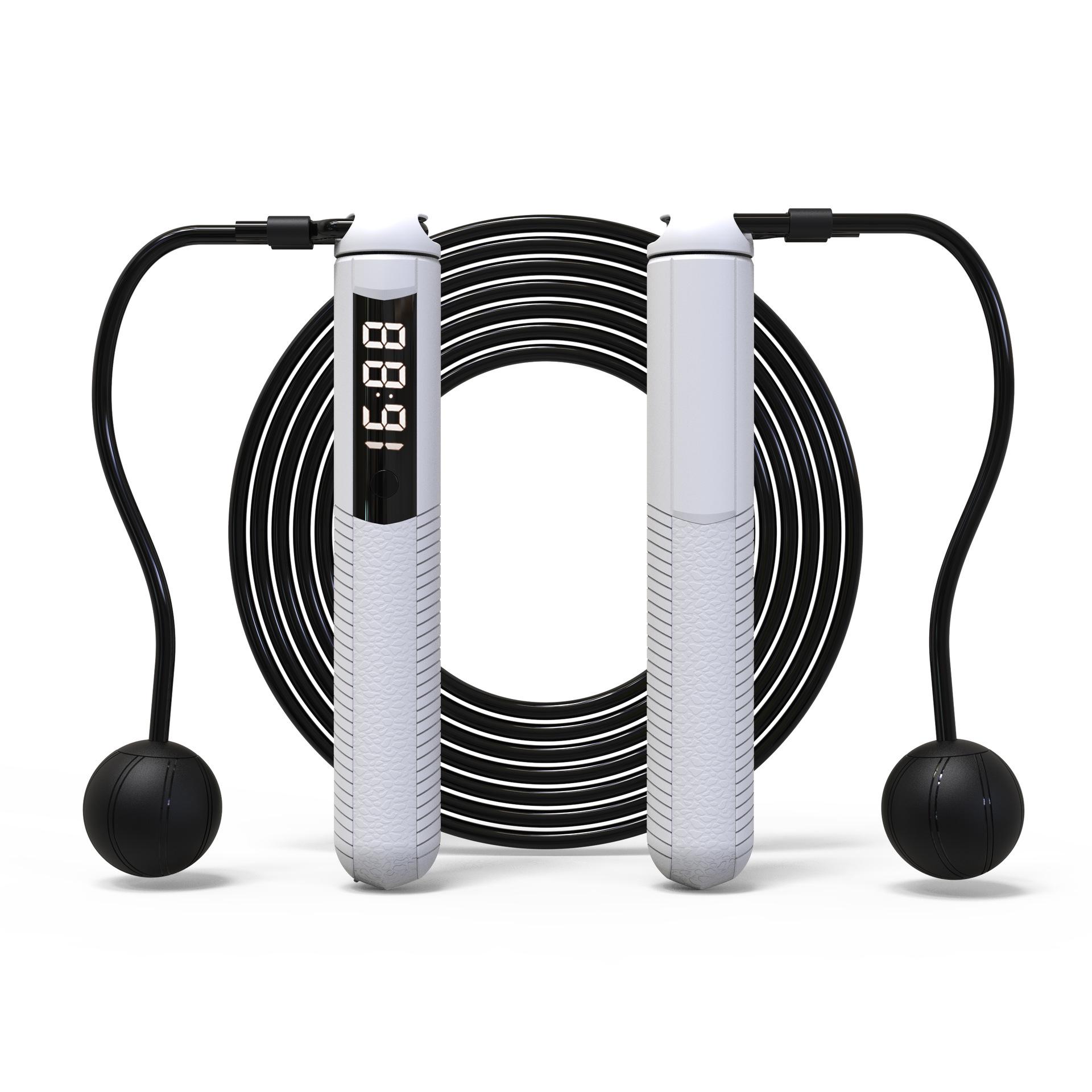 Moyue Rechargeable Smart Bluetooth Jump Rope with APP & Cordless Steel Wire Weights