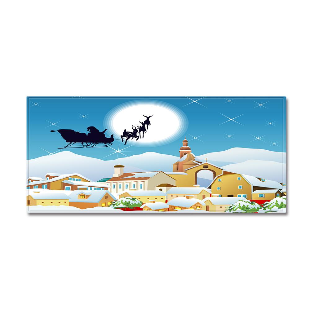 Christmas Kitchen Sand Carpet Doormat Long Floor Mat