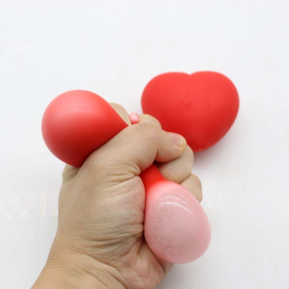 Small Fresh Rebound Ball Colorful Ball Fidget Toy Novelty Egg Shape Squeeze Toy  Children Toys