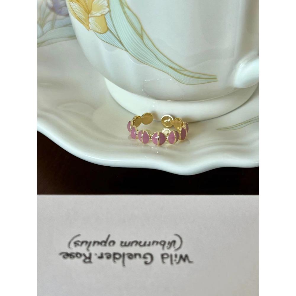 French Retro Blue Butterfly Ring Design Sense Temperament Personality Simple Cold Sense Versatile Ring