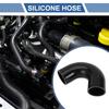 X AUTOHAUX 1pcs 54mm/2.13" ID 90mm/3.54" Length 135 Degree Black Car Silicone Hose Hose Universal