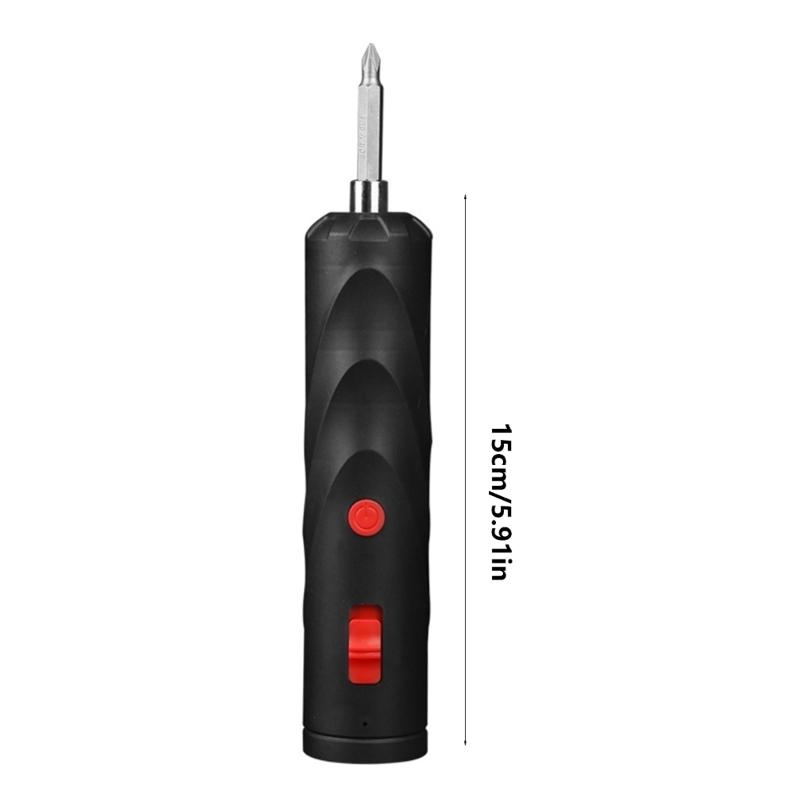 Portable Cordless Accuracy Screwdriver Set With Ergonomic Grip And Reverse Function Household Power Tool Set