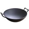 Zhishi 36cm Cast Iron Flat Bottom Wok