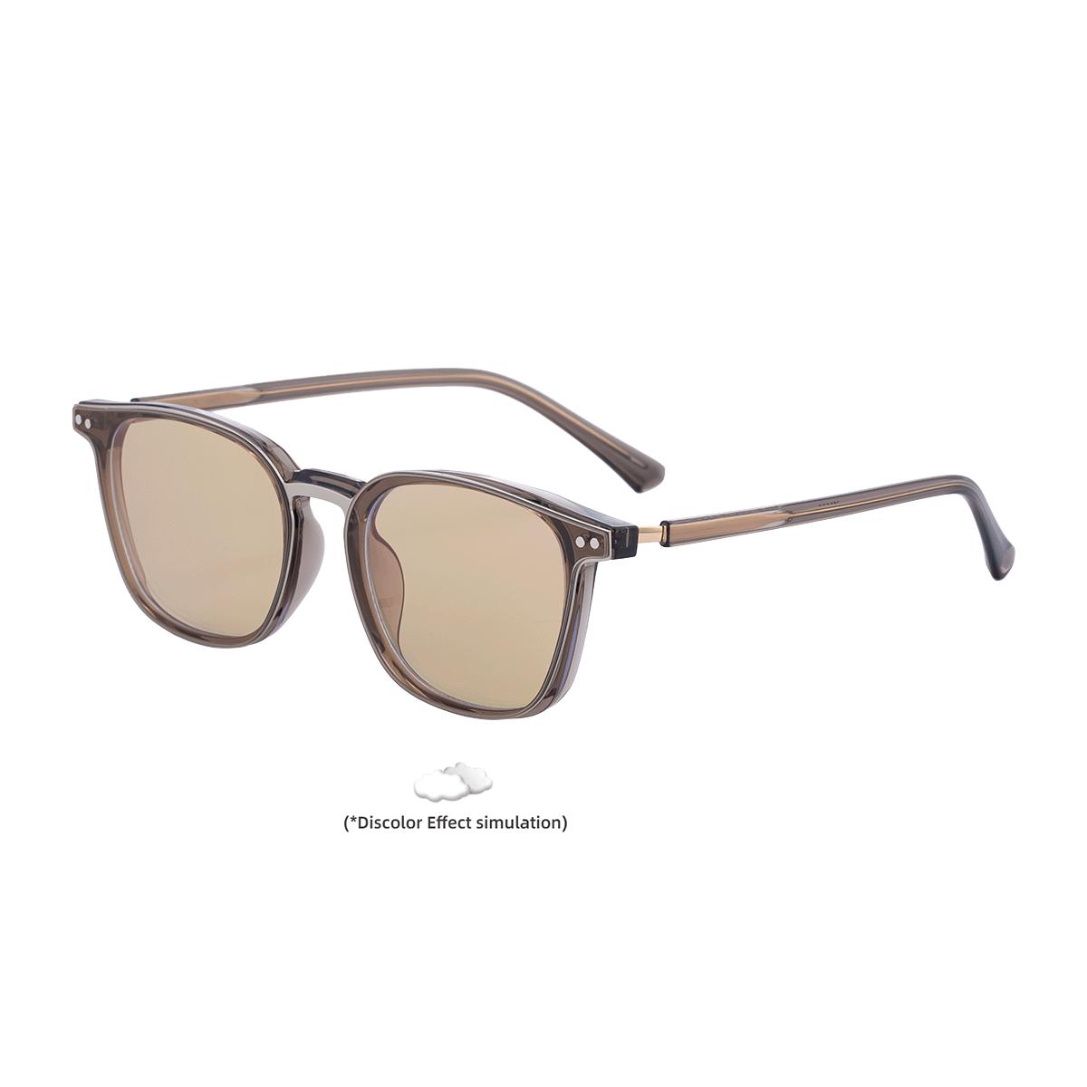 KAJILA 2025 Men s Square Frame Magnetic Clip-on Sunglasses: Trendy Propionate Insert with Sun Protection