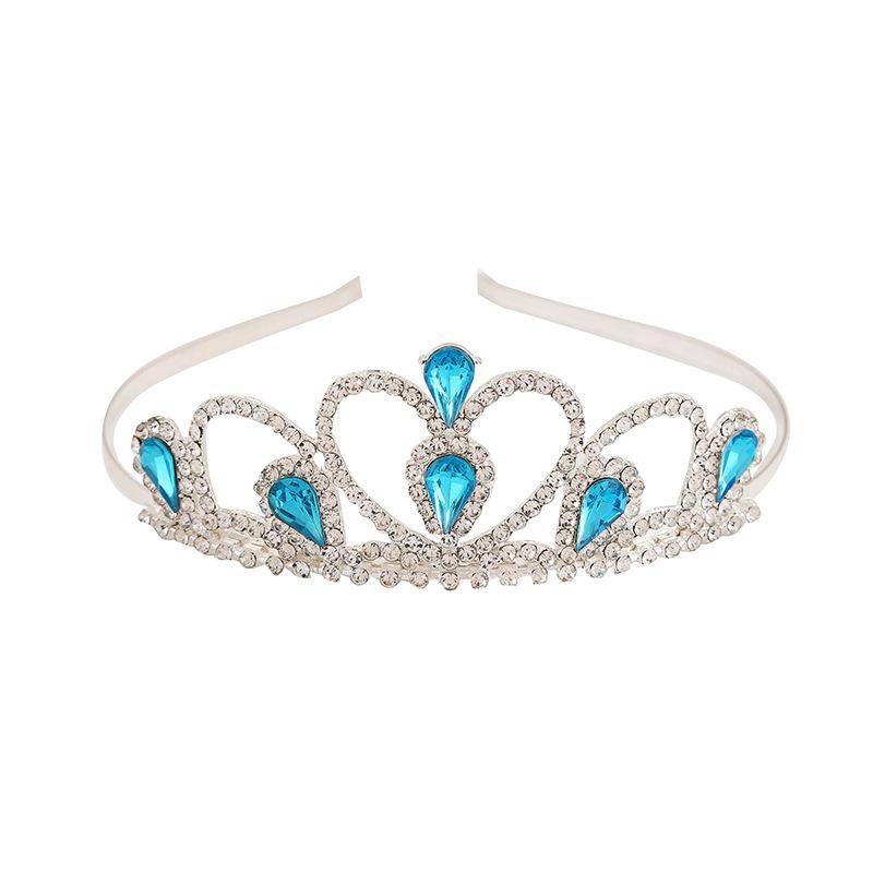Children's Crown Birthday Party Hair Crown Headwear Girls Performance Hair Accessories Wang Guanxin
