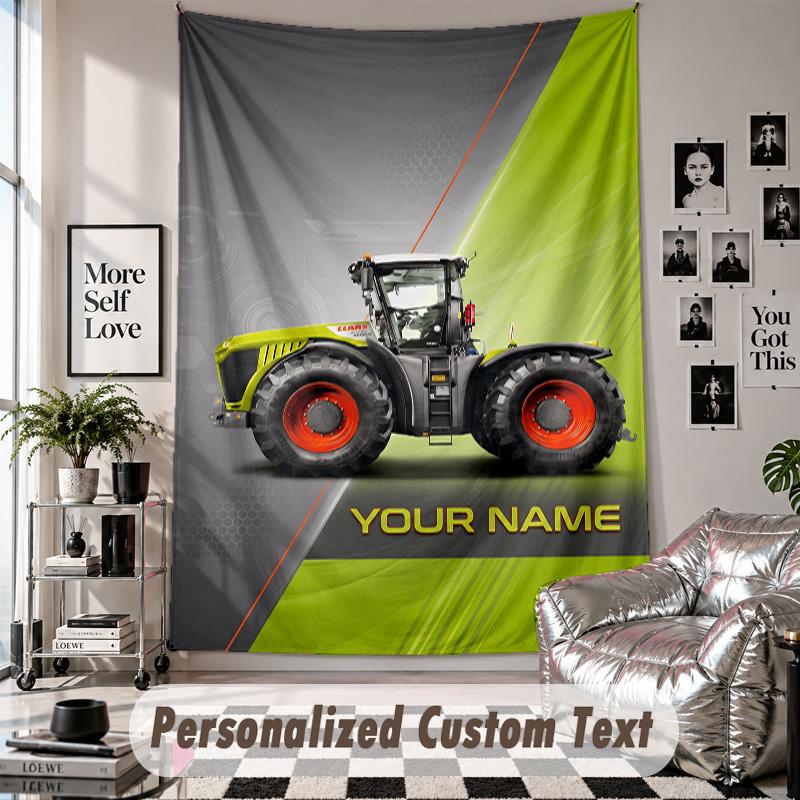Wandbehang mit individuellem Namen & Text, CLAAS Dekorationstuch für Schlafzimmer