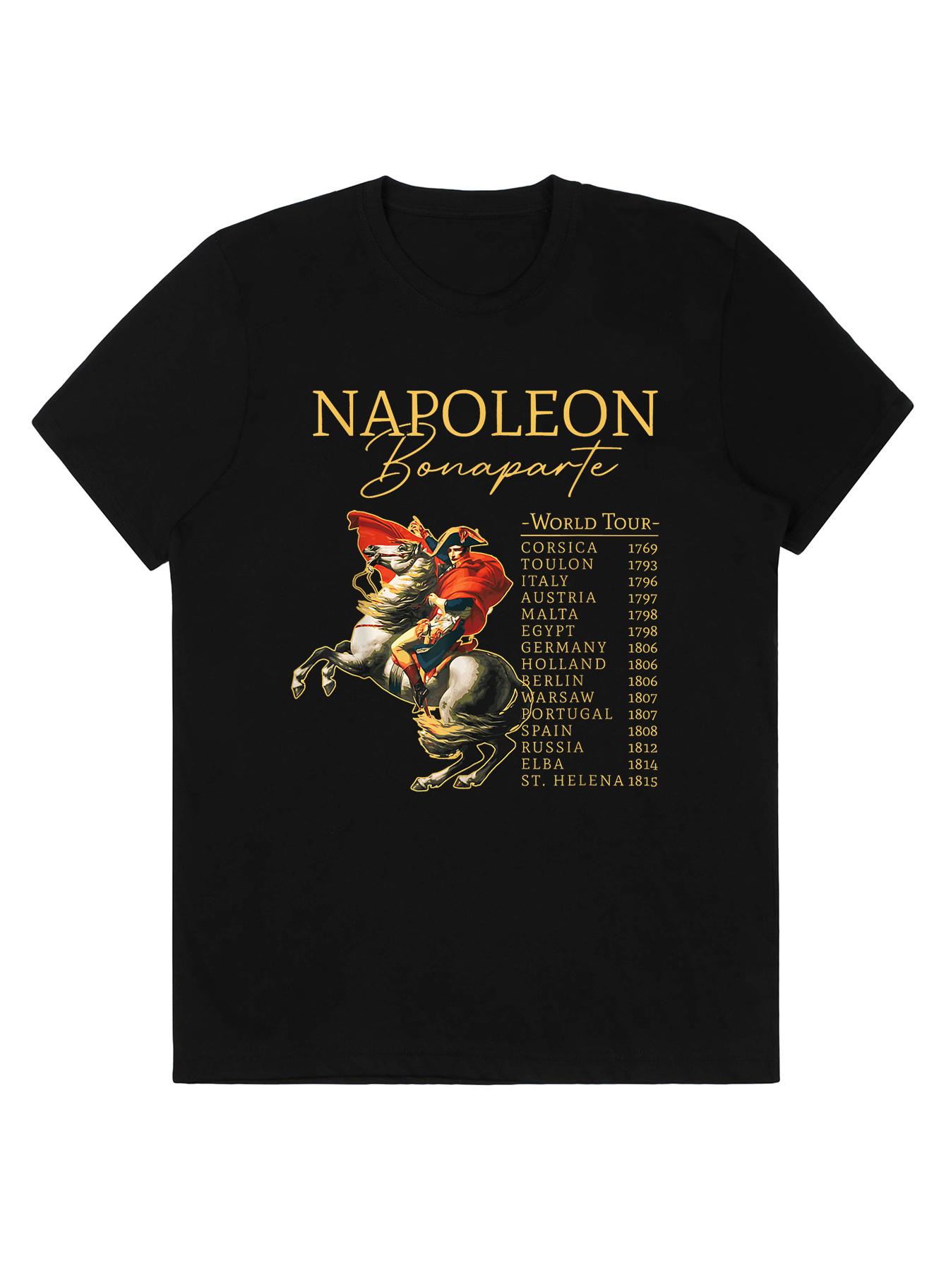

Men s Napoleon Bonaparte Historical T-Shirt - 1769-1815 Dates Design L