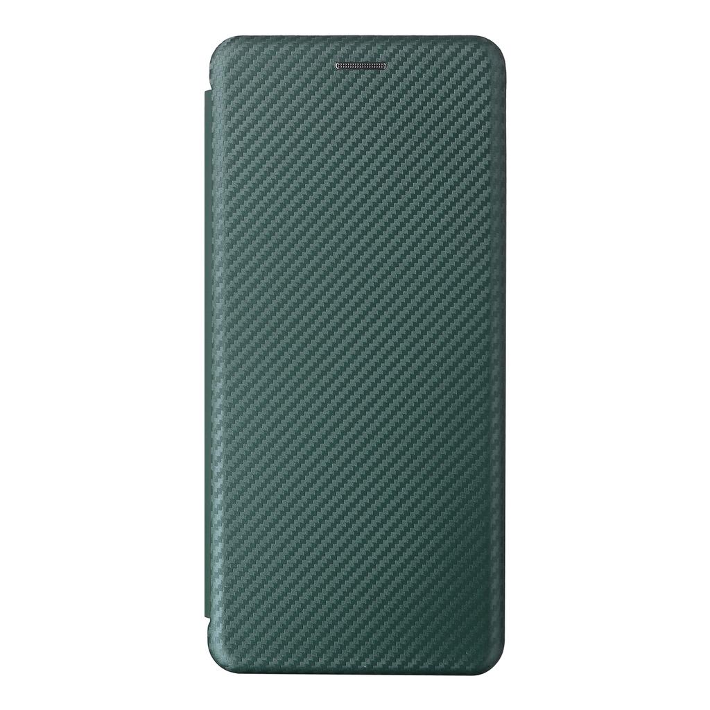 For Samsung Galaxy A06 5G Case Carbon Fiber Texture Drop-Proof PU Leather Phone Cover