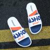 Summer slippers men's fashion outer wear personalized outdoor beach sandals couple non-slip one-word drag tide plus size student