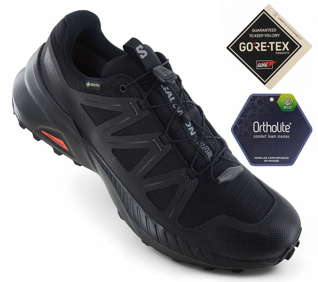 SALOMON Speedcross Peak GTX - GORE-TEX - Men's Trail Running Shoes Running Shoes Black 475588 ORIGINAL