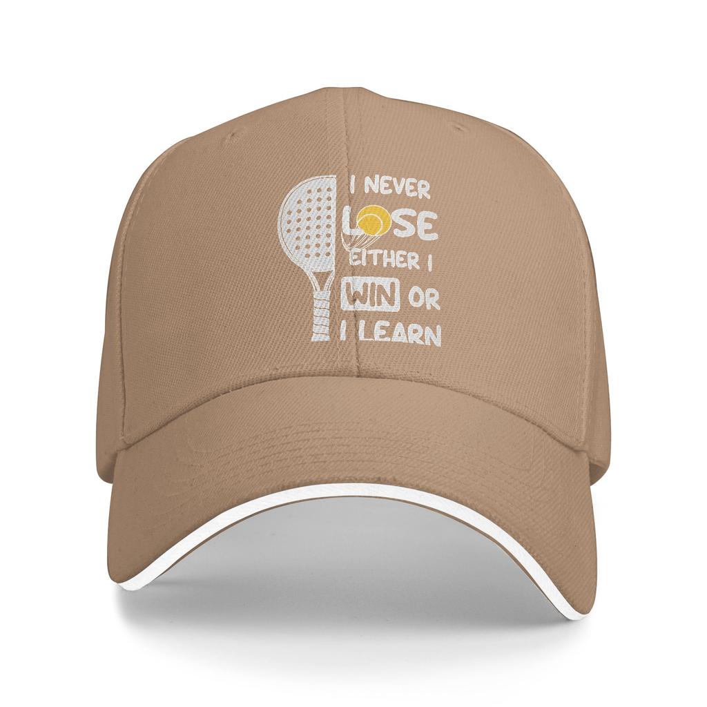 Why I Lose At Padel Tennis Funny Excuses Baseball Cap Couple Women Design Trucker Hiking Fishing Breathable Snapback Cap