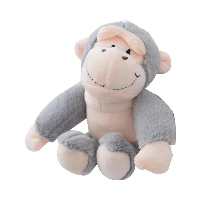 Adorable Plush Monkey Keychain Soft Stuffed Animal Toy For Backpack Or Keys