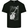Skeleton Playing Guitar Guitarist Electric Unisexs Light Cotton TShirt