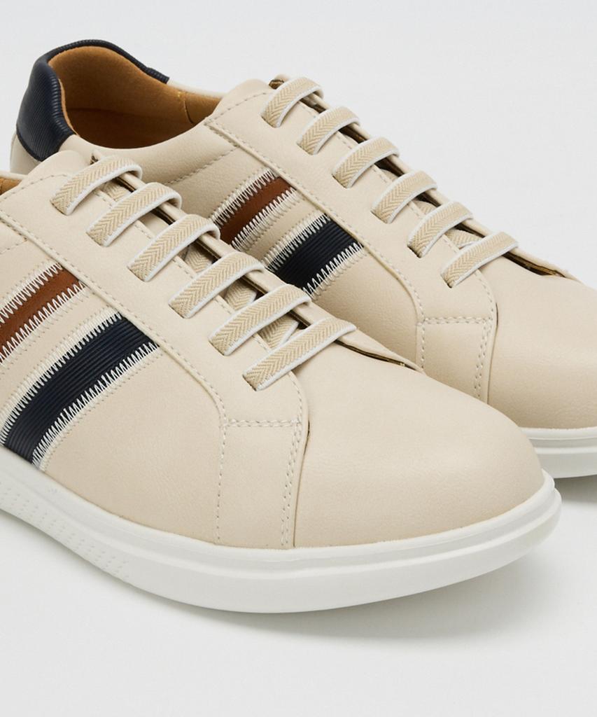 Stco Diems Color Block Sneakers_Ivory_Dfwxz07Csi
