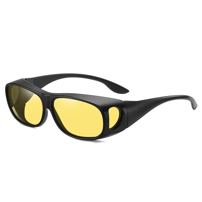 Polarized Sunglasses Fit Over Eye Glasses Driving Wrap Shield Goggles Fishing Glasses Sports Sunglasses Night Vision Glasses