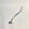 Lovely Cat Phone Charm Pendant Creative Creative Animal Keychain Phone Accessory Trendy Beaded Charm for Stylish Women