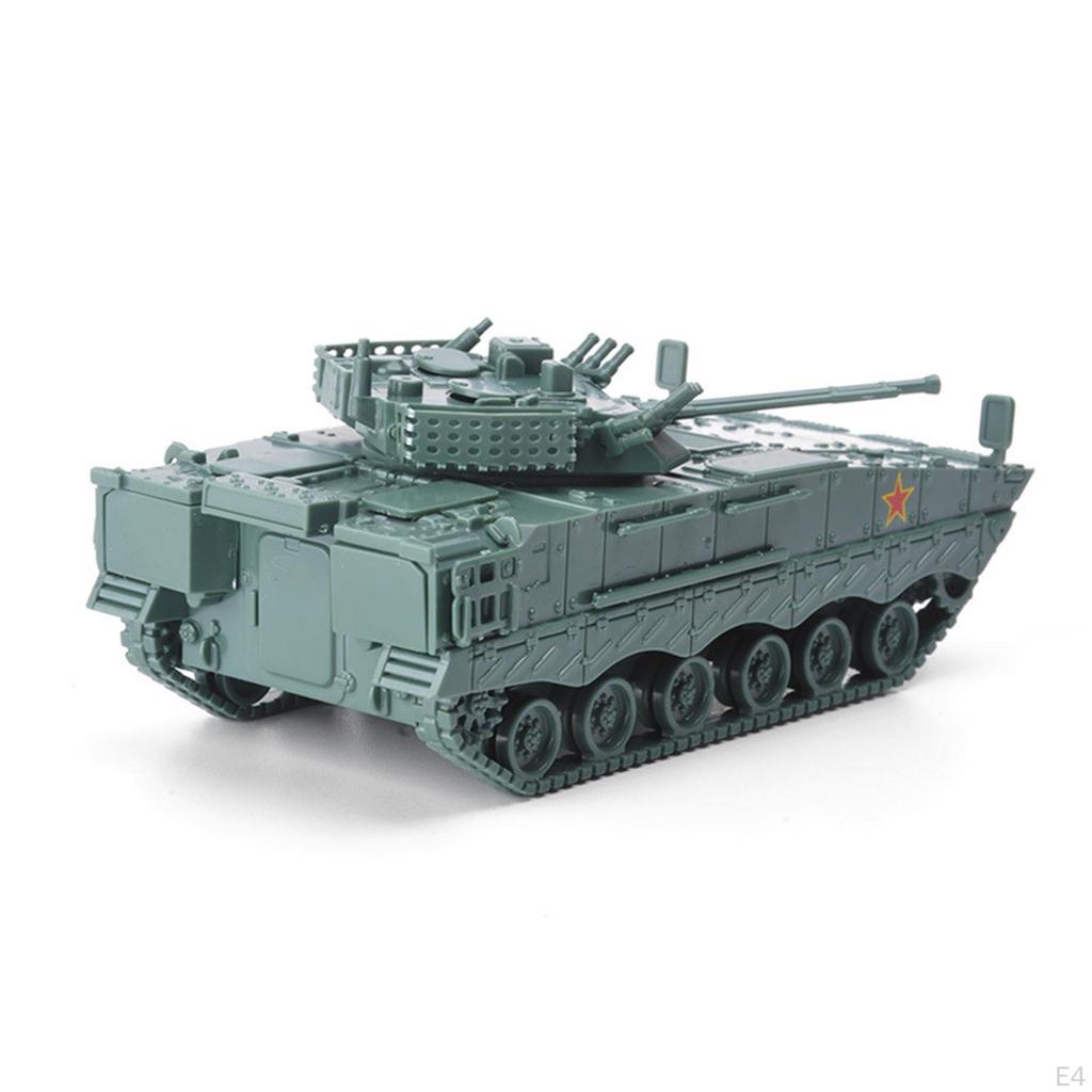 1/72 Armored Tank Model DIY Assembling Puzzles Building Kits for Gift Collection Table