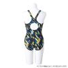 Mizuno Stream Ace Swimsuit for Competitive Racing N2MAA244 Black X S Women's Low-Top [FINA Approved] 92 Blue, Size