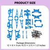 1/14 RC Car Upgrades Front and Rear Shock Aluminum Alloy DIY Accessories Accessory Lower
