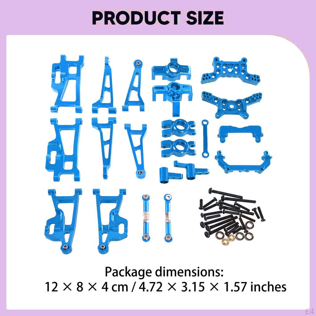 1/14 RC Car Upgrades Front and Rear Shock Aluminum Alloy DIY Accessories Accessory Lower