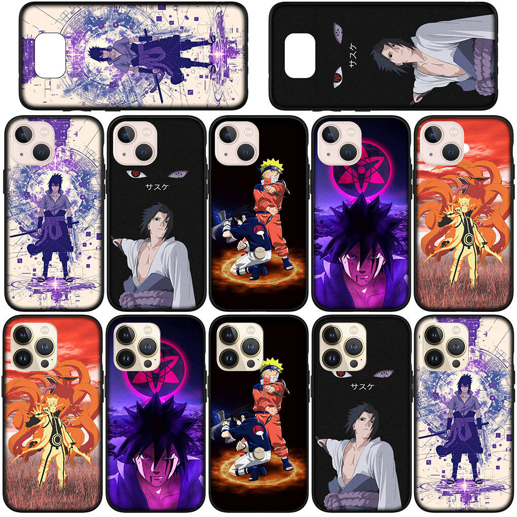 Phone Case for iPhone 17 15 16 Plus X Redmi Note 14 12 11 13 Pro Max Huawei P30 P20 Lite OPPO A60 A40 A80 A38 A54 Uchiha Sasuke Silicone Narutos Cover