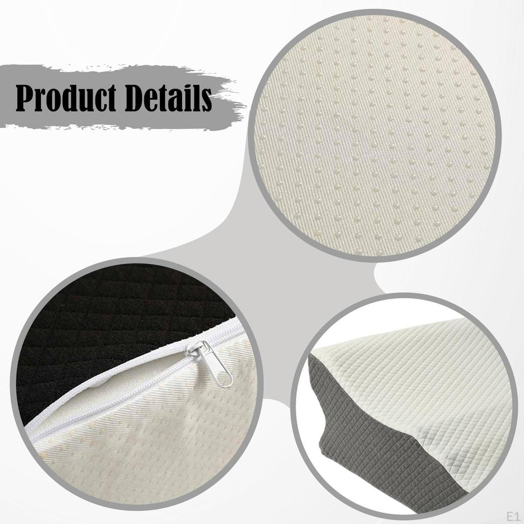 Bed Pillow with Footrest, Leg Rest, Removable Multi-functional Cushion for Reading, Relaxing In A