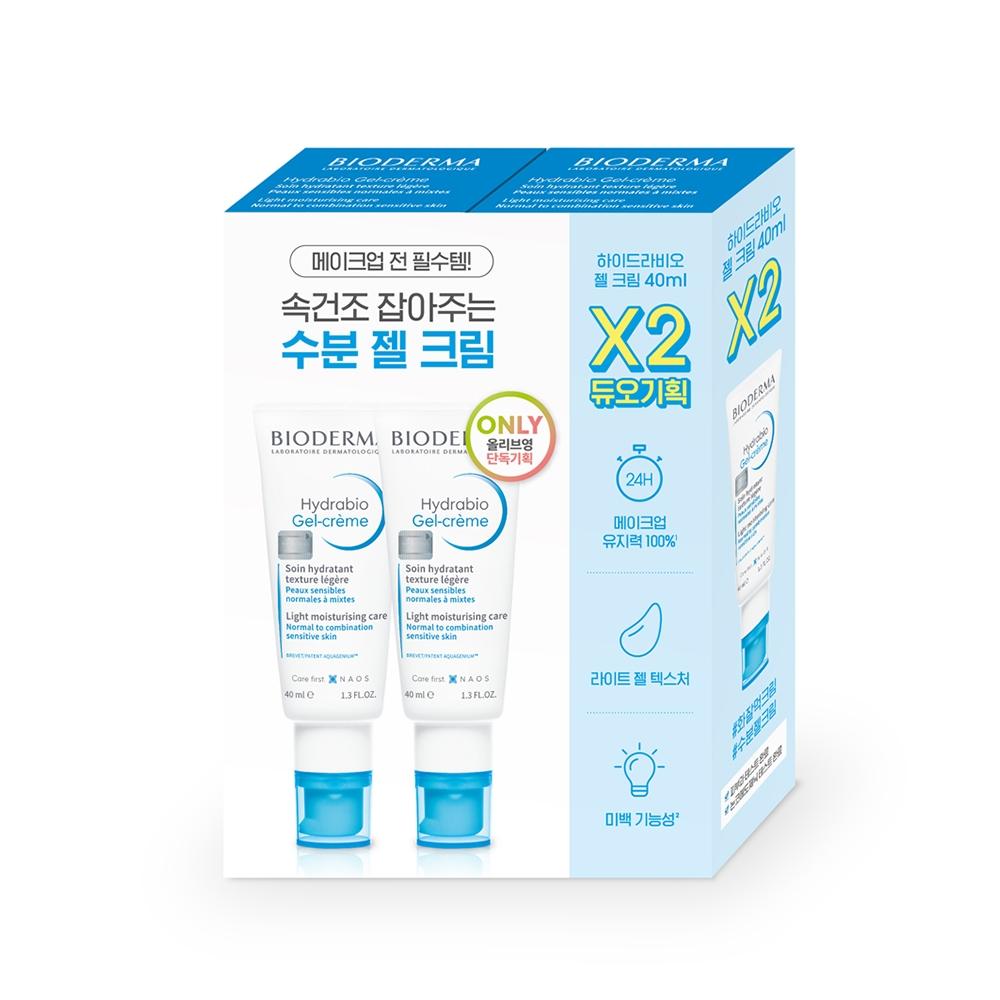 Bioderma [online Mall Limited Edition] Bioderma Hydrabio Gel Cream 2 Pack Project