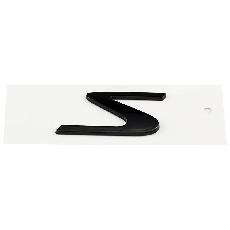 Car S Logo Trunk Body Badge Emblem Decals Sticker For Modena Levante Quattroporte Ghibli Granturismo Trofeo Accessories