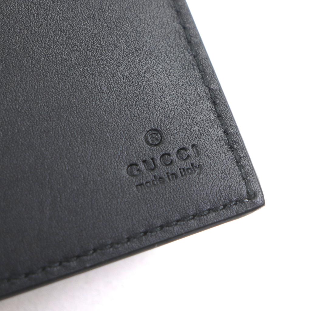 Pristine GUCCI Card Case Black Mens 821209 Used