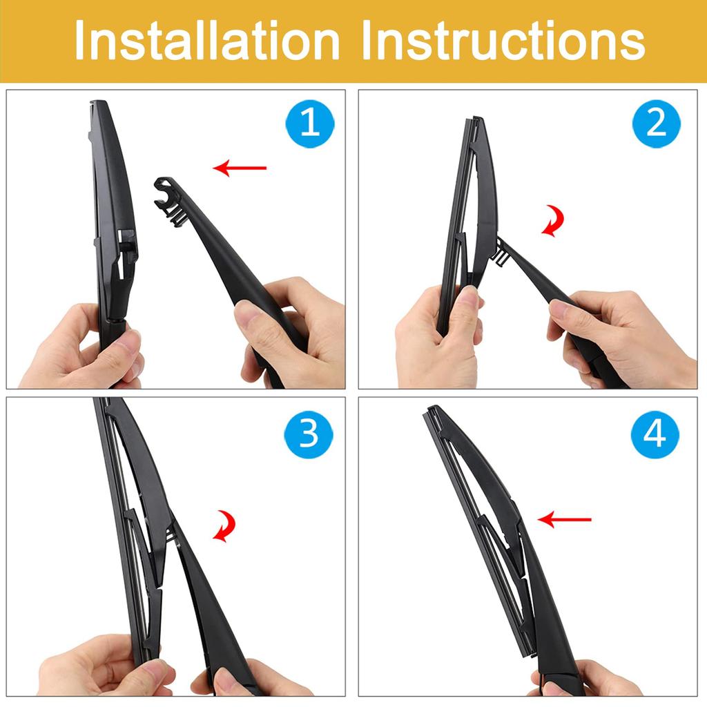 V70 2003-2007 Rear Wiper Rear Window Wiper 15"/390mm Easy Installation