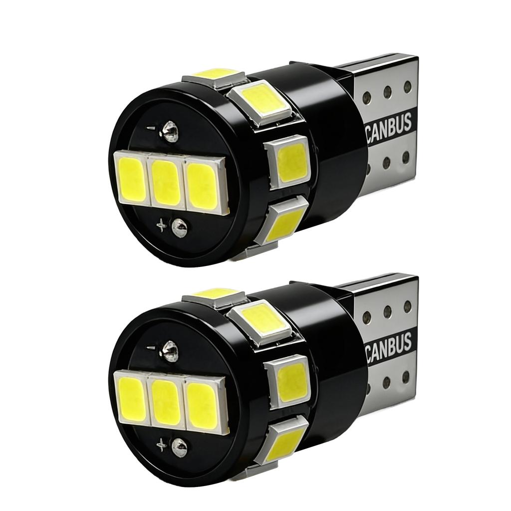 LED T10 6000K W5W 194 LED Driving SL Advance 6000K White Car Reading Bulbs Door Lamps Interior Light DC12V