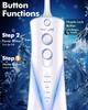Oral Jet Tooth Teeth Jet Portable Water Flosser with 300ml Large Capacity Water IPX7 Essential for Home and 5 6 Floss Heads Irrigator, Washer, Jet,