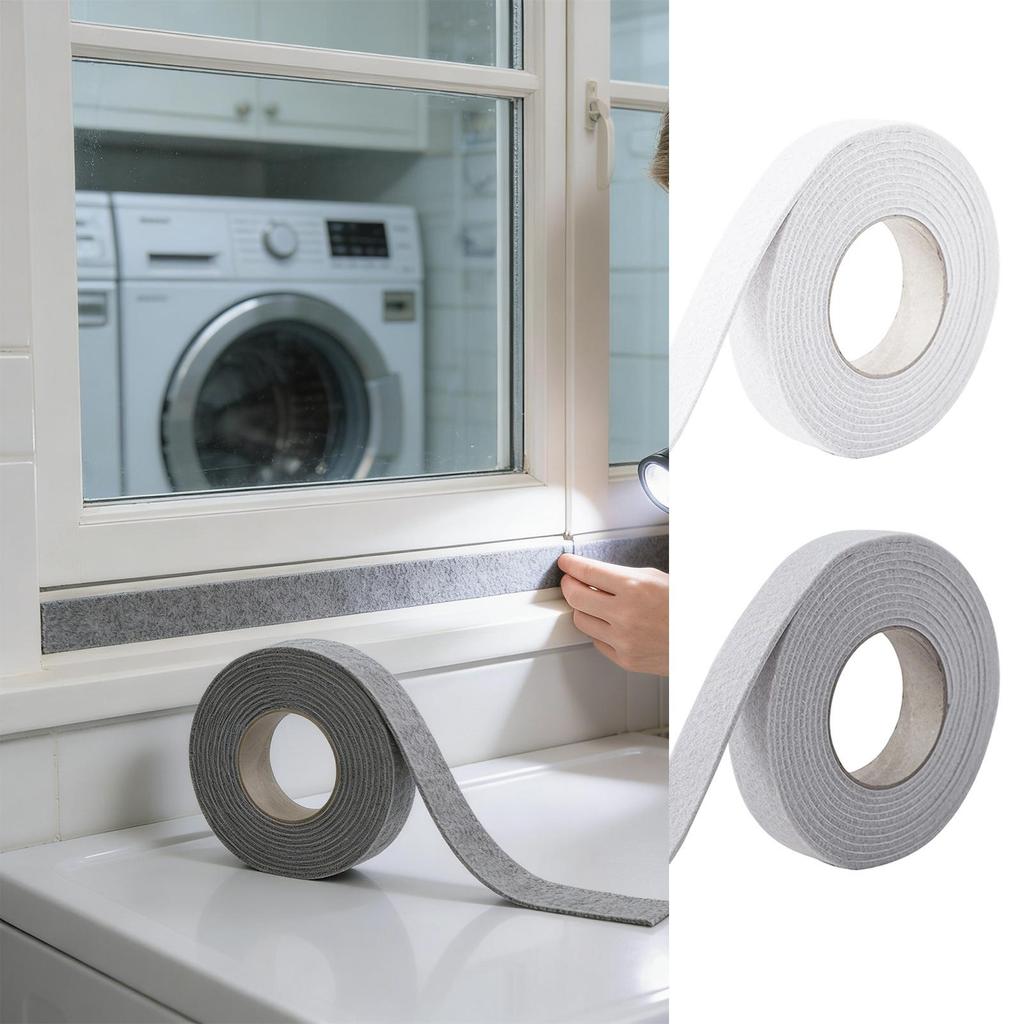1 Roll Window Anti-condensation Strips Glass Water Absorb Sticker Window Condensation Absorbent Strips Moisture Absorbers