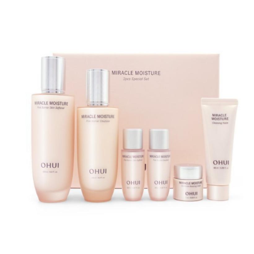 OHUI Miracle Moisture Hydrating Skincare Set Korea Beauty